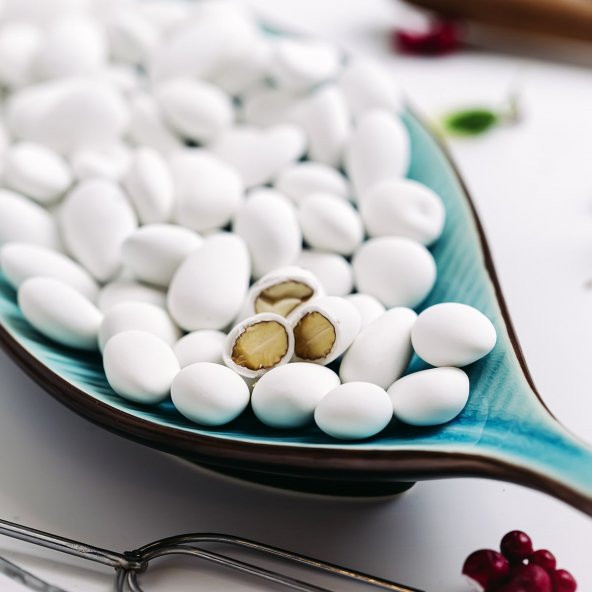 Beyaz Badem Şekeri Draje 150g - Resim 9