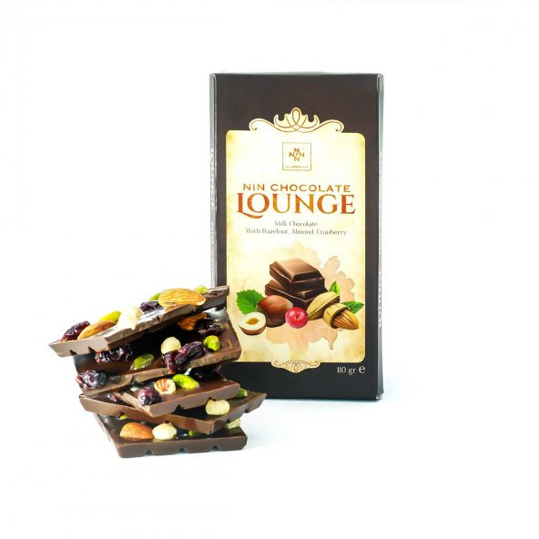 Lounge Bademli Kuruyemişli Sütlü Çikolata 110g - 6