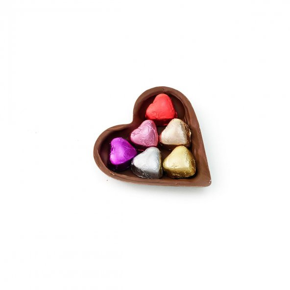 Sütlü Figür Tabanlı Karışık Kalp Çikolata - 2