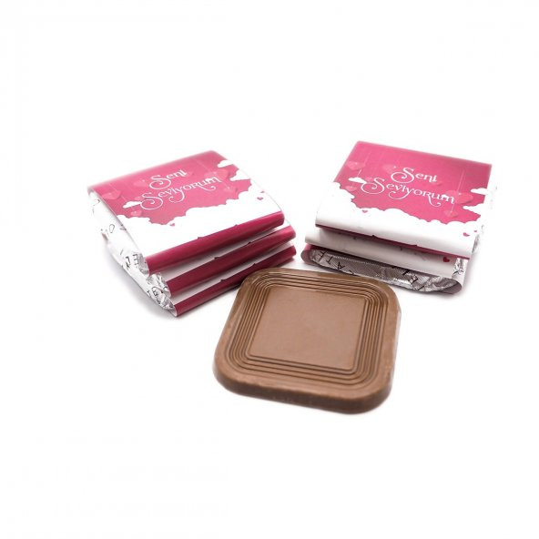 Sevgililer Günü Çikolatası Özel Tasarım Madlen Kutu Çikolata - 3