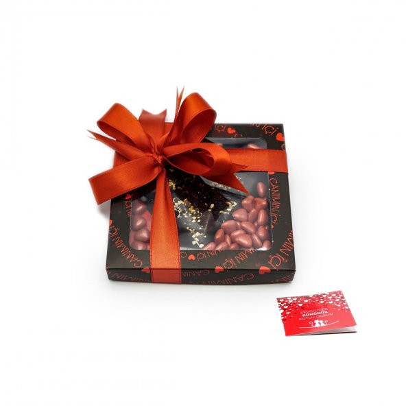 Nin Sevgililer Günü Çikolatası Bitter Kalp Çikolata - 6