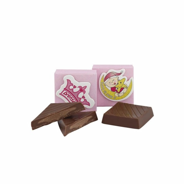 Dekorlu Kız Bebek Çikolatası 24 Adet - Resim 2