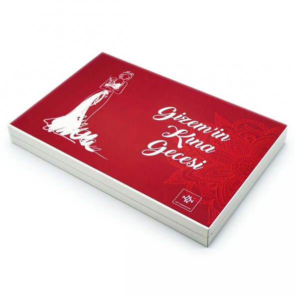 İsme Özel Kına Gecesi Çikolatası 162 Adet Napoliten Çikolata - 2