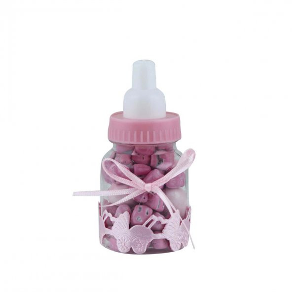 Biberon Dekorlu Kız Bebek Çikolatası 30 Adet - Resim 2
