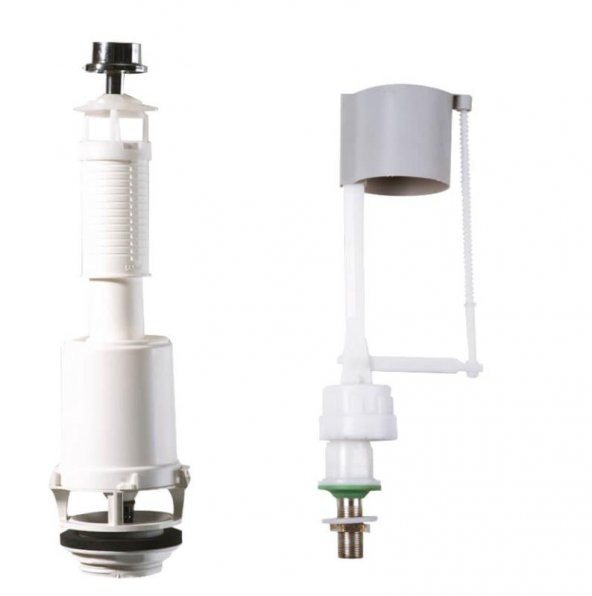 Creavit Pitta Alttan Çıkışlı Klozet Seti (4 Parça)Basic PP Kapak - 6