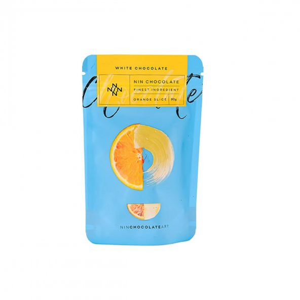 Beyaz Çikolata Kaplı Portakal Dilimi 80g - 3