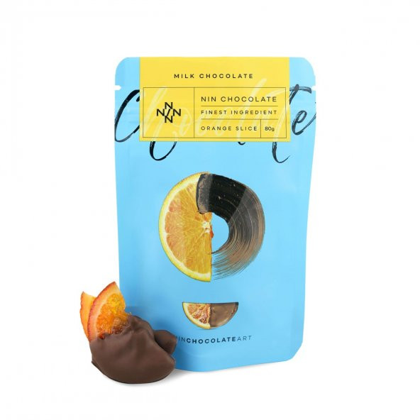 Sütlü Çikolata Kaplı Portakal Dilimi 80g - 6