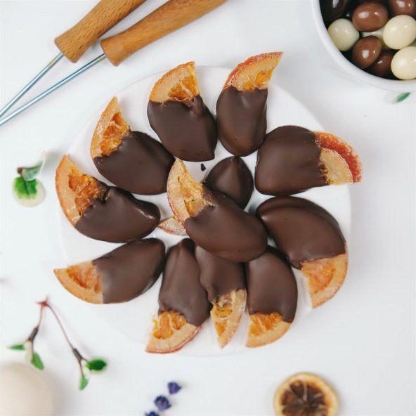 Sütlü Çikolata Kaplı Portakal Dilimi 80g - 8