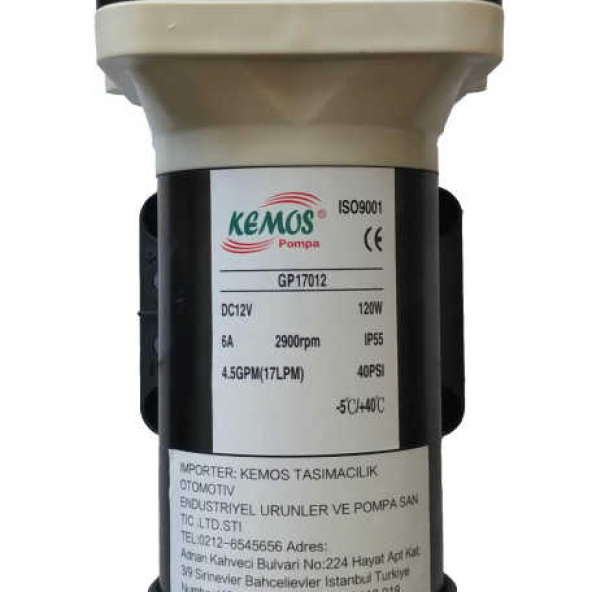 KM-17012 12 VOLT POMPA + 78 LİTRE TANK + 11A OTOMATİK TABANCA TAB - 2