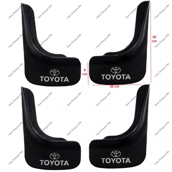 Toyota Corolla 1993-1998 4lü Ön Arka Paçalık Çamurluk Tozluk TYT1UX020 - 2
