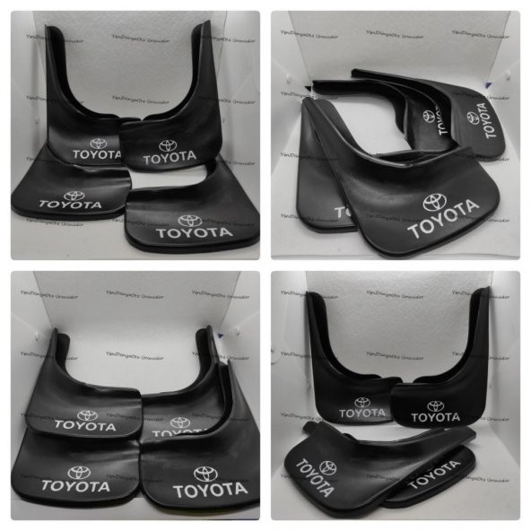 Toyota Corolla 1993-1998 4lü Ön Arka Paçalık Çamurluk Tozluk TYT1UX020 - 7