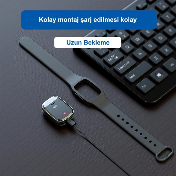 Ultrasonik saat USB şarj edilebilir akıllı sivrisinek kovucu. TE66338 - 10