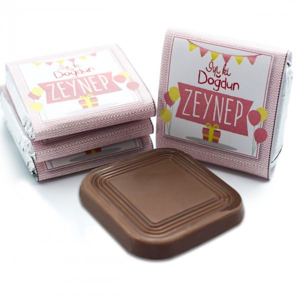 Nin Kız Bebek Dökme Bebek Çikolatası Pembe Balon (125 Adet Madlen Çikolata) - Resim 3