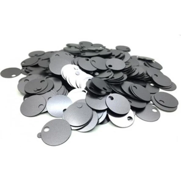 Çanta Ve Supla Pulu 20 Mm ( 25 Gram ) Mat Gri