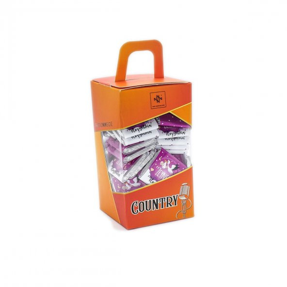 Nin Kız Bebek Dökme Bebek Çikolatası Mor Kurdela (70 Adet Madlen Çikolata) - Resim 2