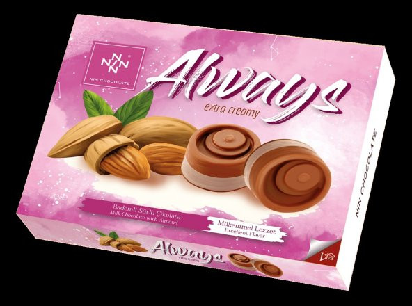 Always Bademli Spesiyal Çikolata 210g - Resim 2