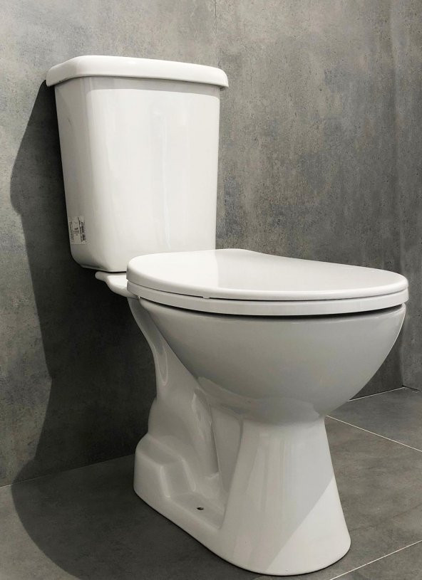 Creavit Pitta Alttan Çıkışlı Klozet Seti (4 Parça)Pp Yavaş Kapak - 2