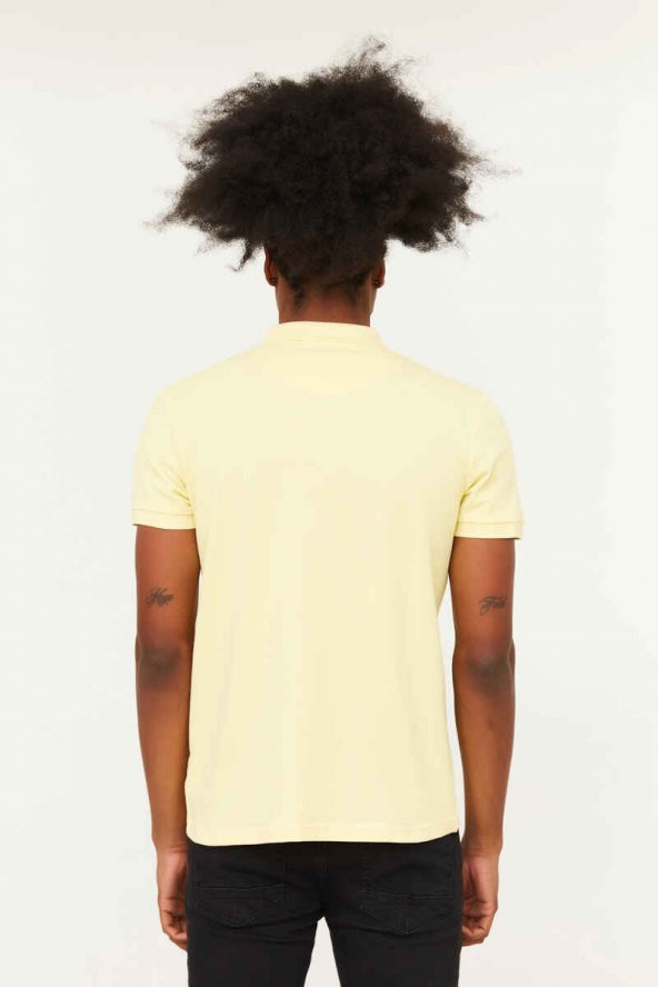 CAZADOR Erkek 100 Pamuklu Polo Yaka Tişört CAZ 4613 - Resim 4