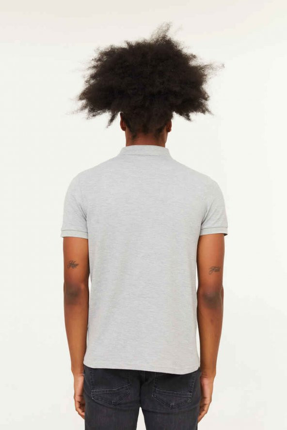 CAZADOR Erkek 100 Pamuklu Polo Yaka Tişört CAZ 4613 - Resim 4