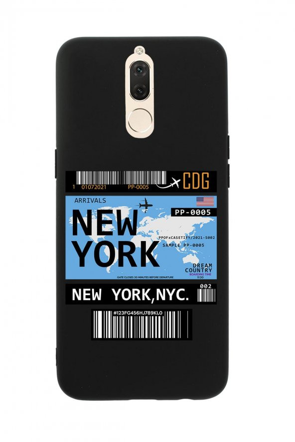Huawei Mate 10 Lite New York Premium Silikonlu Telefon Kılıfı