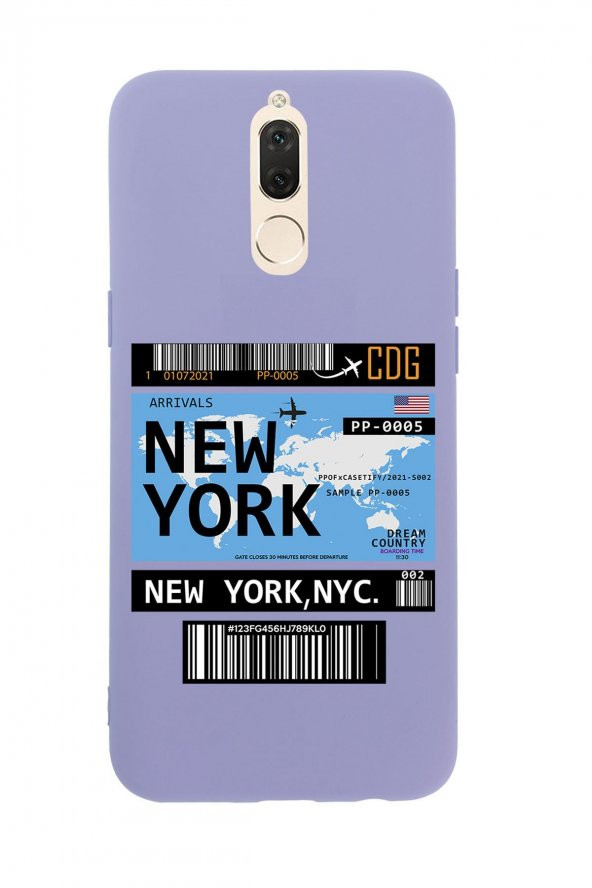 Huawei Mate 10 Lite New York Premium Silikonlu Telefon Kılıfı - 2