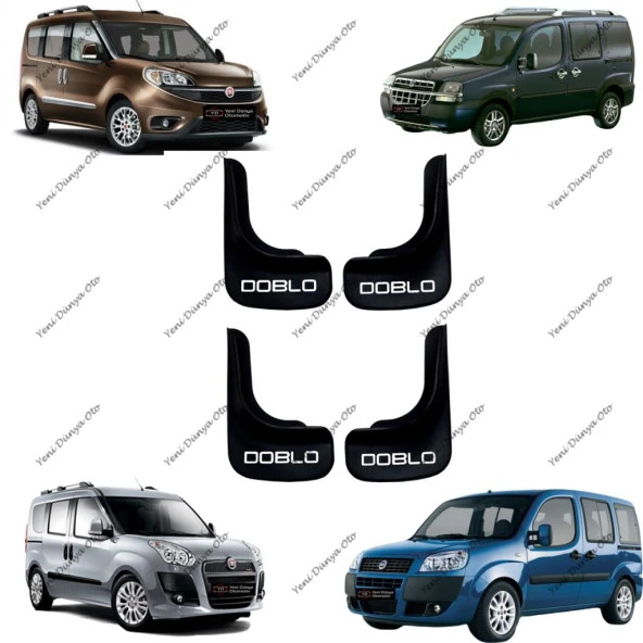 Fiat Doblo Araçlara Uyumlu 4lü Paçalık Çamurluk Tozluk U1DBLX001