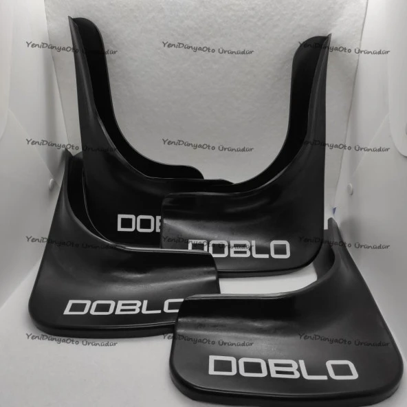 Fiat Doblo Araçlara Uyumlu 4lü Paçalık Çamurluk Tozluk U1DBLX001 - 3