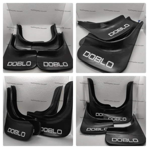 Fiat Doblo Araçlara Uyumlu 4lü Paçalık Çamurluk Tozluk U1DBLX001 - 7