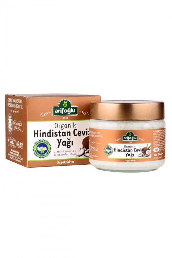 Arifoğlu Organik Hindistan Cevizi Yağı 250ml