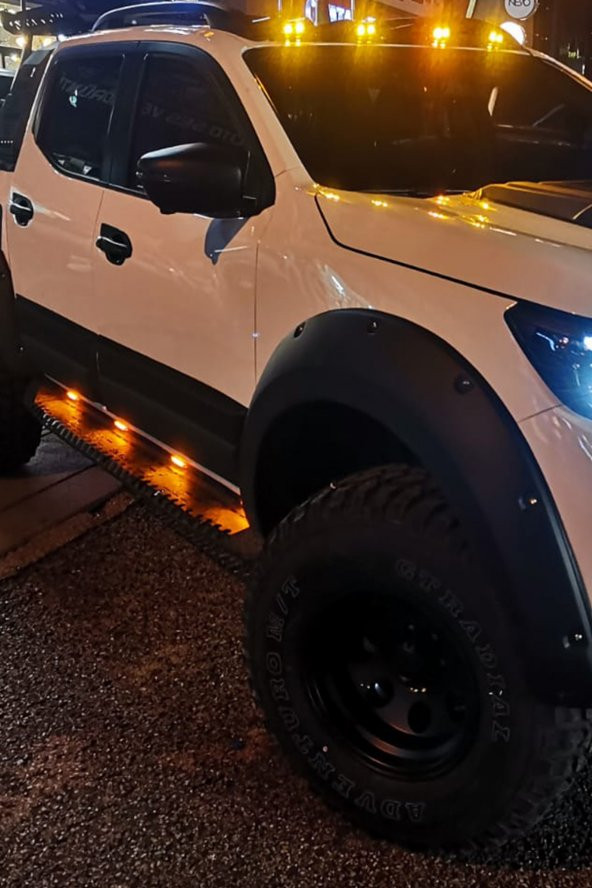 NİSSAN NAVARA 2006-2015 MODEL SMX4WD OFFROAD PİCKUP LAZER KESİM SİYAH LEDLİ IŞIKLI ARAÇ, OTO YAN BASAMAK - 3