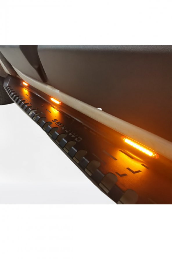NİSSAN NAVARA 2006-2015 MODEL SMX4WD OFFROAD PİCKUP LAZER KESİM SİYAH LEDLİ IŞIKLI ARAÇ, OTO YAN BASAMAK - 4