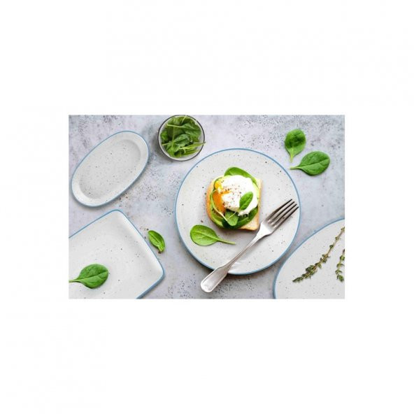 The Mia Dots 24 Parça Lacivert Kahvaltı Takımı DOTS071 - 2