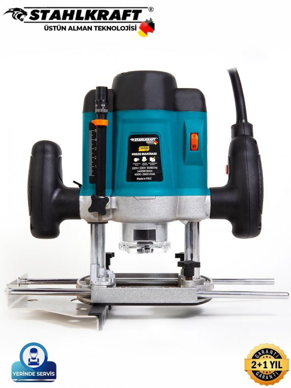 STAHLKRAFT STH5359-M 1400W PROFESYONEL ÇİFT KOLLU FREZE MAKİNASI - 2
