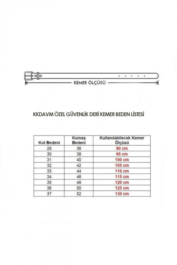 Deri Özel Güvenlik Unisex Kamu Özel Güvenlik %100 Deri - 2