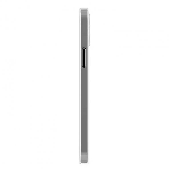 iPhone 12 Kılıf Şeffaf Lüx Sade Tasarım Blok - 5