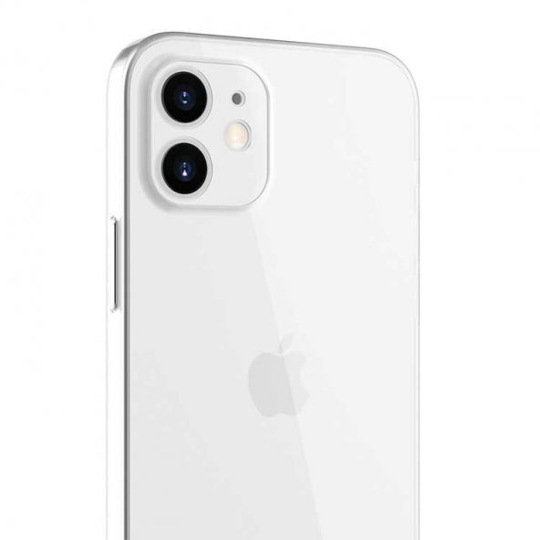 iPhone 12 Kılıf Şeffaf Lüx Sade Tasarım Blok - 6