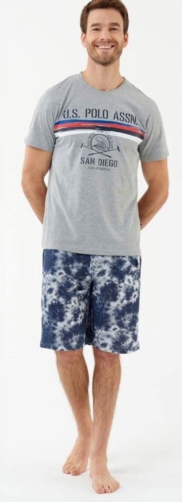 U.S Polo 18421 Erkek Şort Takım - 3