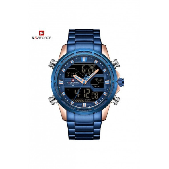 Naviforce Spor Erkek Dijital Analog Kol Saati NF9138