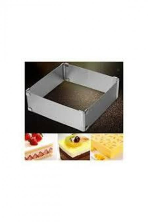 senaticaret KARE KEK PASTA KALIBI 20X40x10 CM DERİNLİĞİNDE VE SPATULA HEDİYELİ