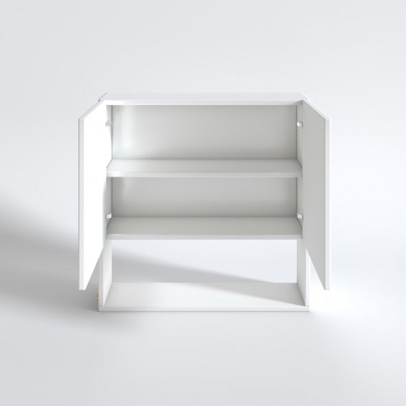 Kenzlife Banyo Ecza Dolabı Aynalı Çehov Byz 060*060*17 Çamaşır Mutfak Üst Arkalıklı Alt Arkalıksız - 3