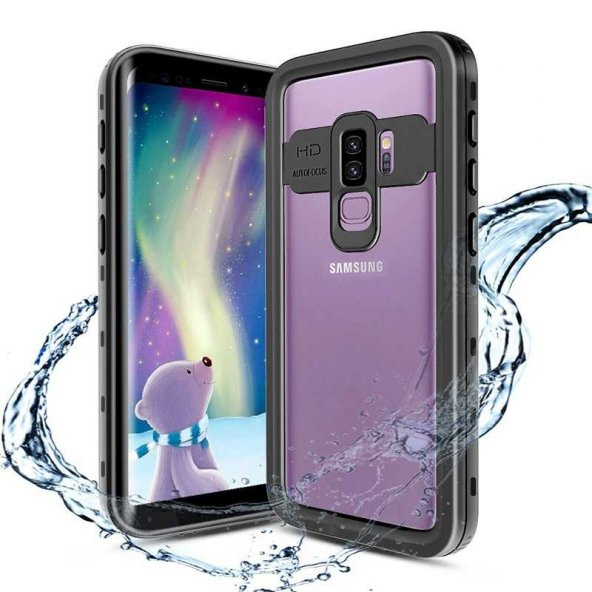 Ceponya Samsung Galaxy S9 Plus Kılıf 1-1 Su Geçirmez Kılıf
