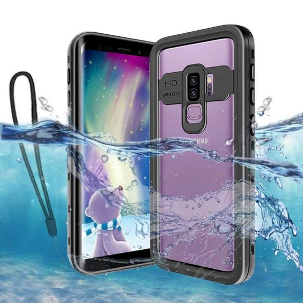 Ceponya Samsung Galaxy S9 Plus Kılıf 1-1 Su Geçirmez Kılıf - 8