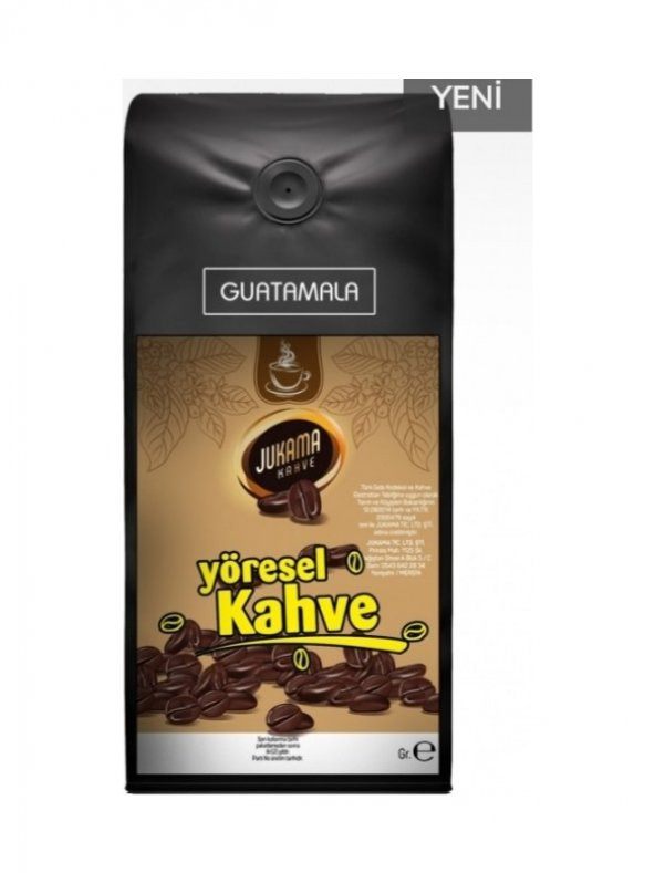 Jukama Guetamala Yöresel Çekirdek Kahve 1 KG