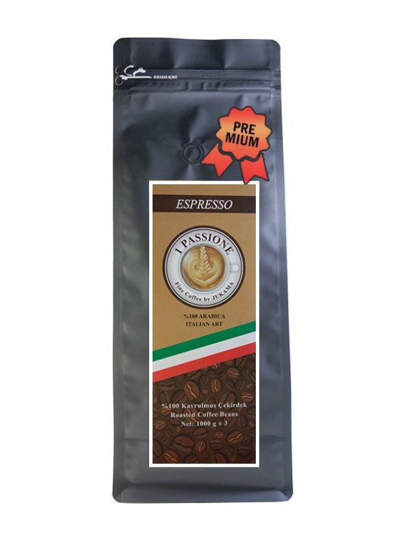 Jukama Espresso Premium Çekirdek Kahve - 1 KG