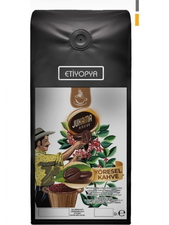 Jukama Etiyopya Yöresel Öğütülmüş Kahve 500 gr