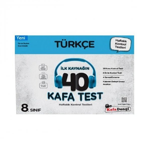 8. Sınıf  Türkçe 40 Kafa Test( Haftalık Kontrol Testleri + Sarmal Deneme) - 2