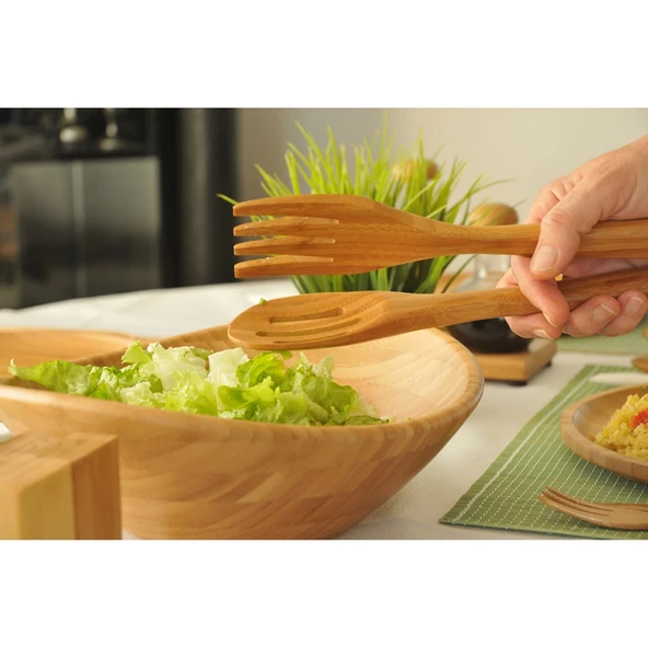 Bambum Capari Oluklu Kaşık - 2