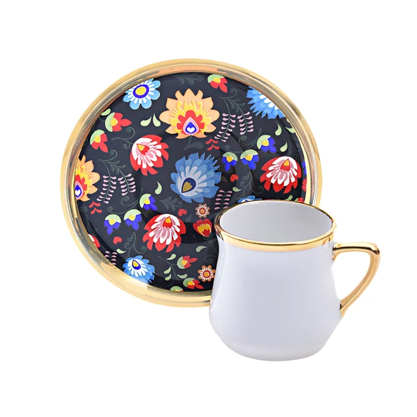 Glore Türk Kahvesi Fincanı 6lı Tuana