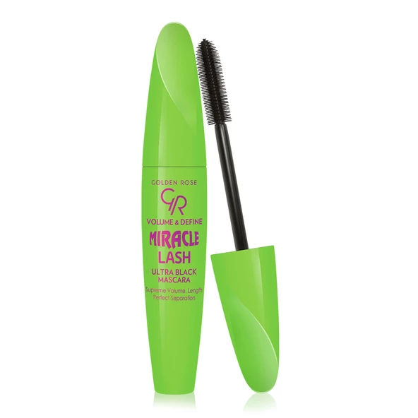 Golden Rose Hacim Ve Uzunluk Veren Ekstra Siyah Maskara - Volume & Define Miracle Lash Ultra Black