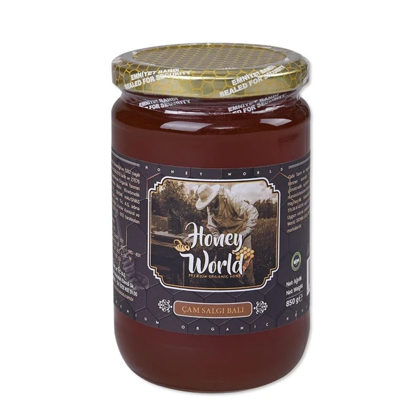 Honey World Organik Çam Salgı Balı 850 Gr